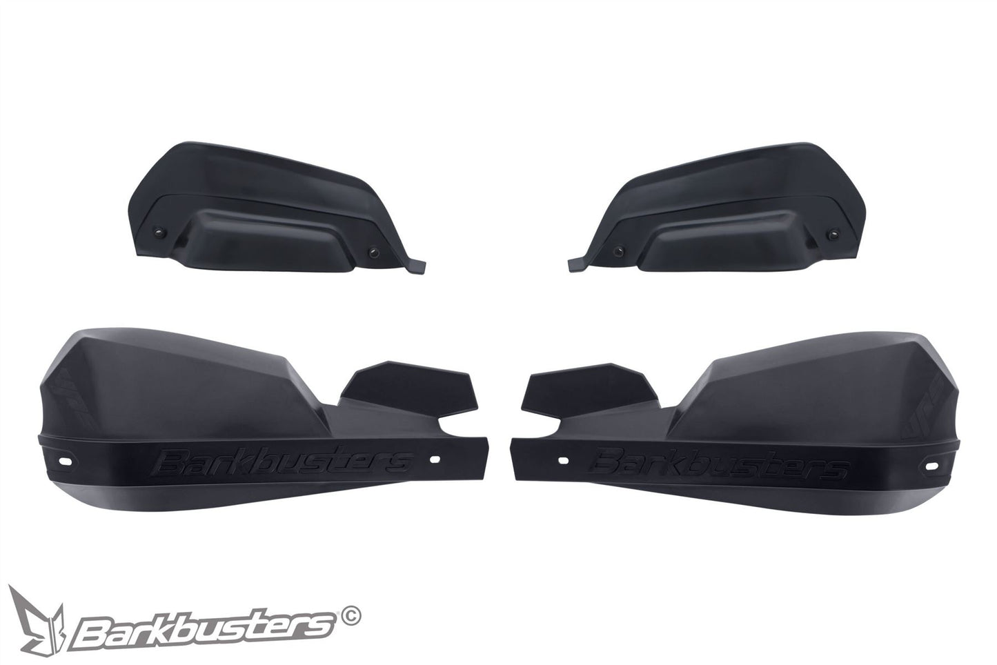 BarkBusters VPS Plastic Guards Only Colour: Black with Black deflectors