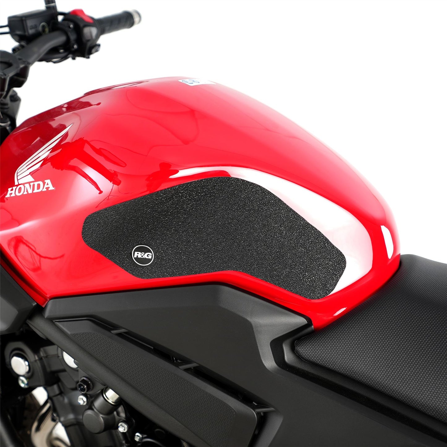 R&G Tank Traction Grips for Honda CBR500R '19- & CB500F '19- Colour: Black