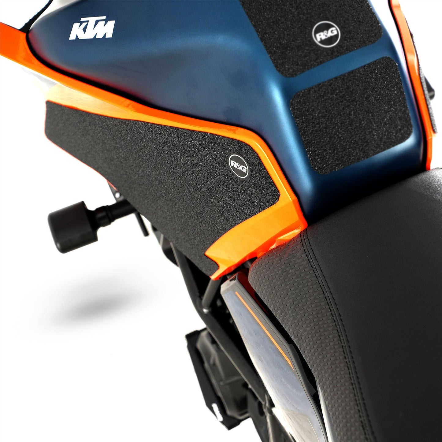 R&G Tank Traction Grips for for KTM Duke 125/250/390 2024 Colour: Black
