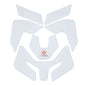 Red Dynamic Helmet Defender (6 Piece - Clear)