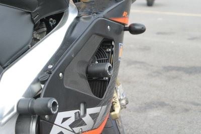 Crash Protectors - Classic Style for Aprilia RSV Mille / RSVR '98-'03 / Tuono rear engine mount