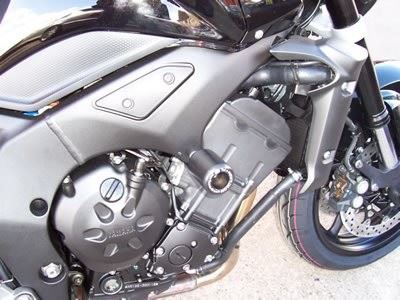 Crash Protectors - Classic Style for Yamaha FZ-1 / Fazer 1000 '06- Colour: Black