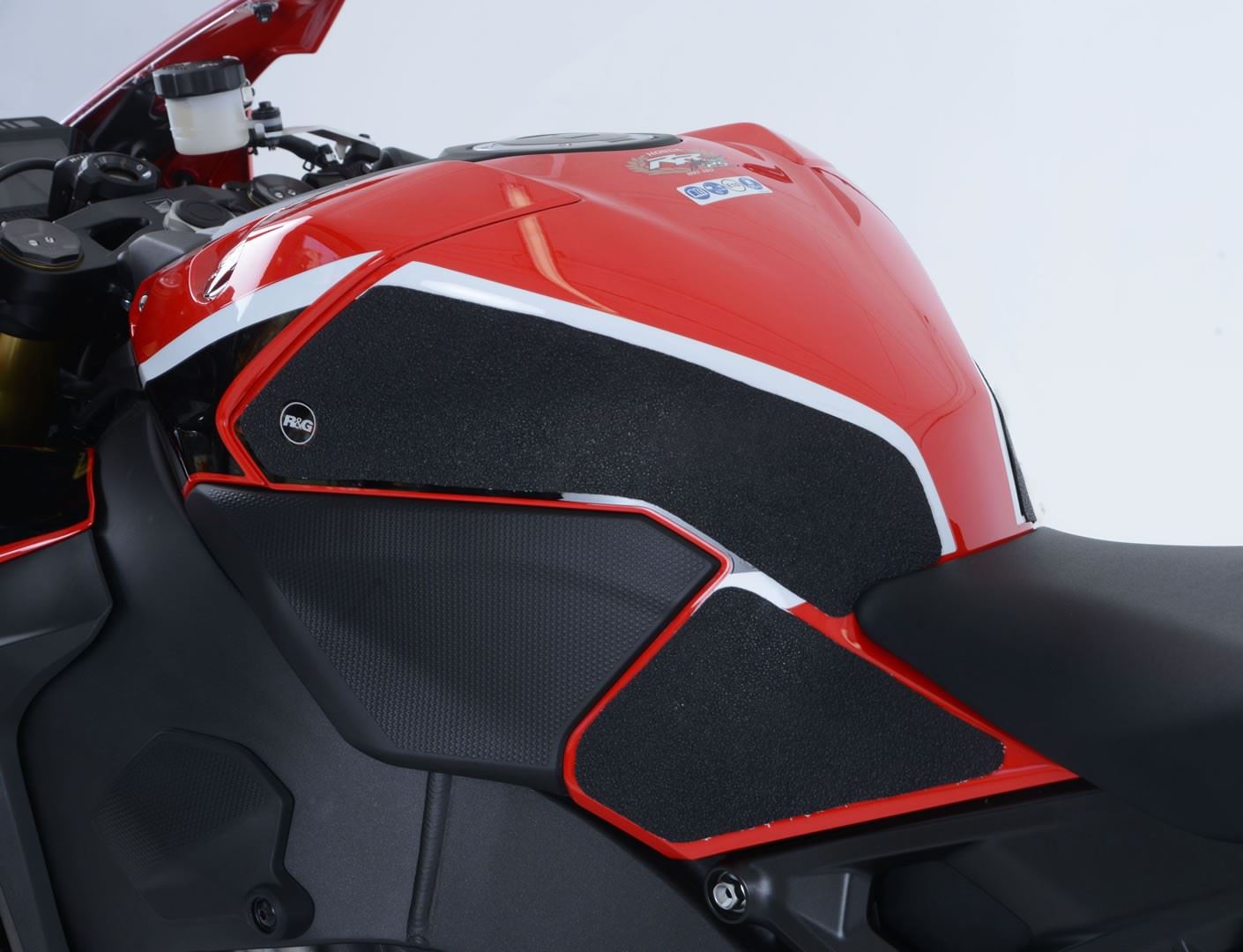 R&G Tank Traction Grips for Honda CBR1000RR / RR SP / RR SP2 '17-  Colour: Black