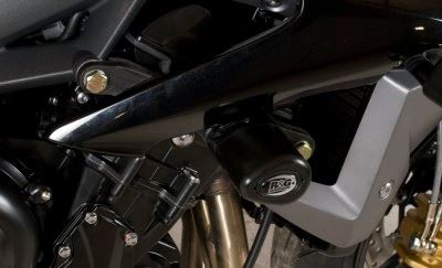 Crash Protectors - Aero Style for Triumph Street Triple '13-'16 Colour: Black