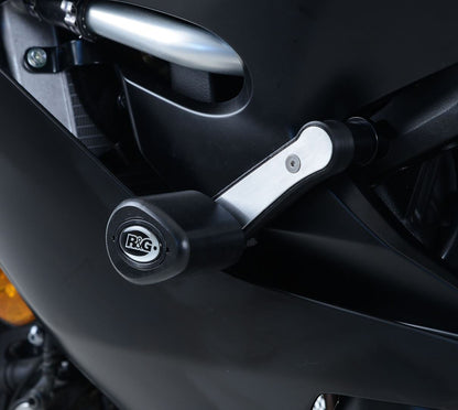 Crash Protectors - Aero Style for Yamaha YZF-R6 '17 (NON-DRILL KIT) Colour: White