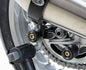 Offset Cotton Reels for Triumph Street Twin '16-, Thruxton 1200 / R '16-, Speed Twin 1200 '19-'21, Scrambler 1200 XC/XE '19-, Scrambler 900 ’23- & Speed Twin 900 '22- '24