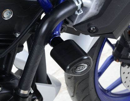 Crash Protectors - Aero Style for Yamaha MT-25 / MT-03 Colour: White