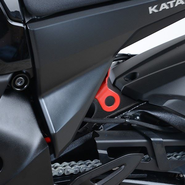 Tie-Down Hooks for Suzuki Katana '19- Colour: Red