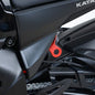 Tie-Down Hooks for Suzuki Katana '19- Colour: Red