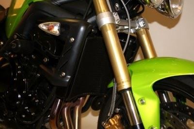 Radiator Guardsfor Triumph Street Triple and Street Triple R '07-'12 Colour: Black