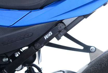 Rear Foot Rest Blanking Plate for Kawasaki Ninja 250 '17, Ninja 300, Z250 '13-'18 and Suzuki GSX-R1000 / GSX-R1000R '17- '24 models
