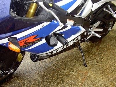 Crash Protectors - Classic Style for Suzuki GSXR1000 K3-K4 Colour: White