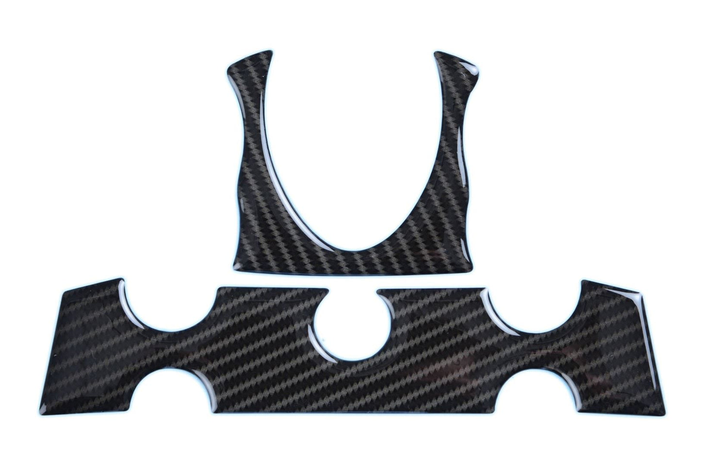 Red Dynamic Carbon Fibre Yoke Pad for Yamaha FZ6 & FZ6-S