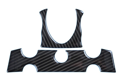 Red Dynamic Carbon Fibre Yoke Pad for Yamaha FZ6 & FZ6-S