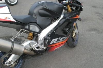 Crash Protectors - Classic Style for Aprilia RSV Mille / RSVR '98-'03 / Tuono rear engine mount