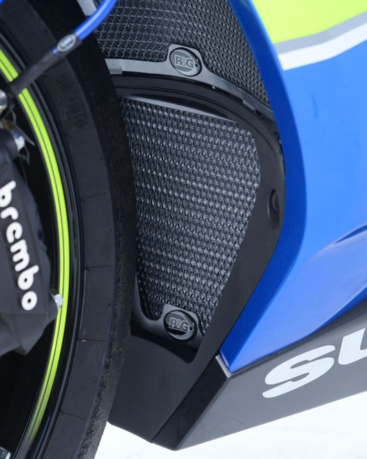 Oil Cooler Guard for Suzuki GSXR1000 '17- '24  / GSX-R1000R '17- '24 Colour: Black