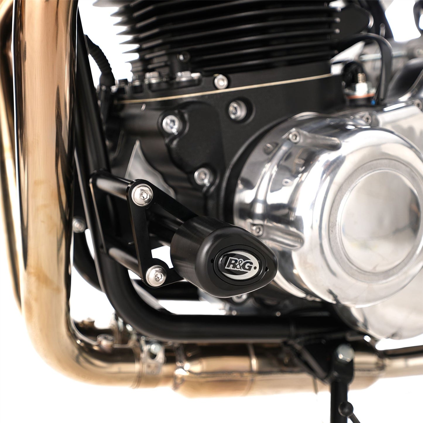 Crash Protectors - Aero Style for Norton Commando 961 Sport Colour: White