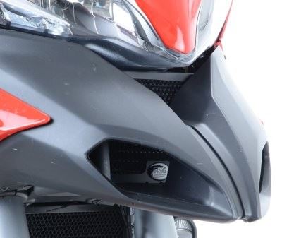 Oil Cooler Guard for Ducati Multistrada 1200 '10-'14 Radiator Guard Colour: Red