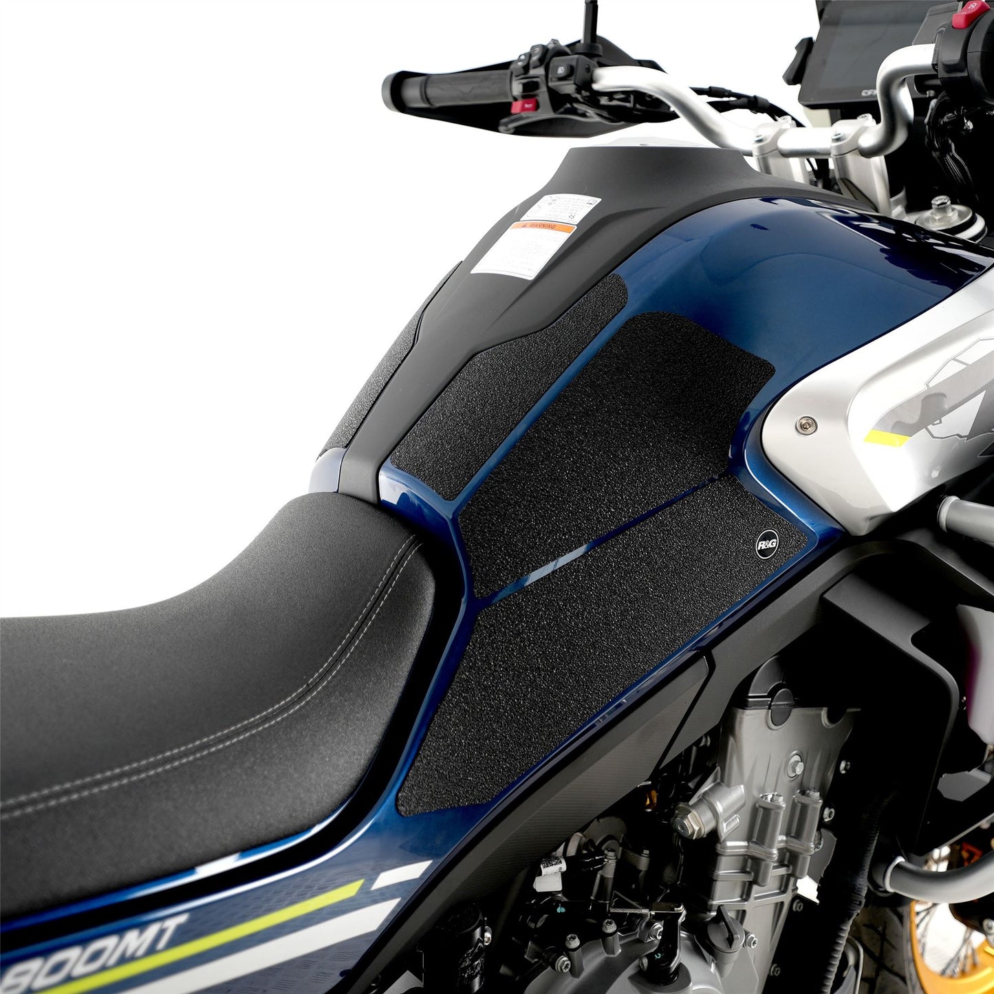 R&G Tank Traction Grips for CF MOTO 800MT Sport / Touring / Explore '22- Colour: Clear