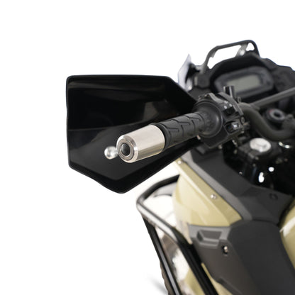 R&G Stainless Steel Bar Ends for Kawasaki Versys 1000 '12-'18, Z1000, ZZR1400, GTR1400, Ninja 125 '19-, Ninja 1000SX '20- '24 , Ninja 1100SX '25-,  Royal Enfield Himalayan '17- & Kawasaki KLR 650 '22-, Eliminator 500 2024