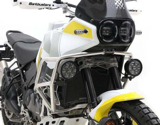 Denali Driving Light Mount - OEM Crash bar Adapter - Ducati DesertX