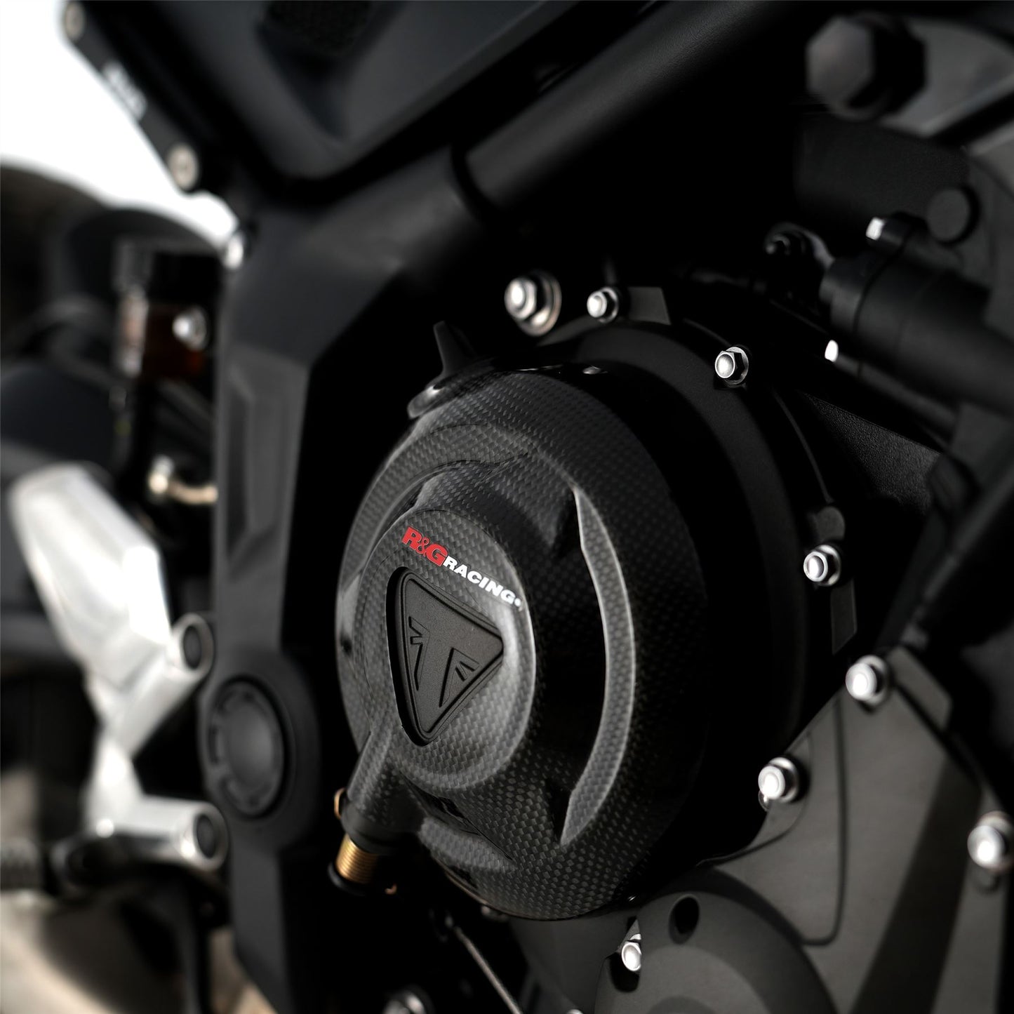 Carbon Fibre Engine Case Slider (RHS) for Triumph Trident 660 '21-, Daytona 660 '24- & Tiger 660 '22- '24