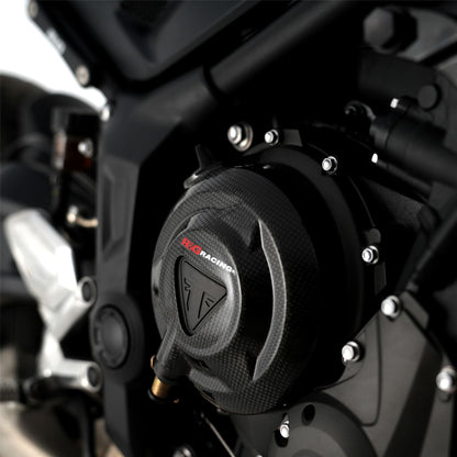 Carbon Fibre Engine Case Slider (RHS) for Triumph Trident 660 '21-, Daytona 660 '24- & Tiger 660 '22- '24