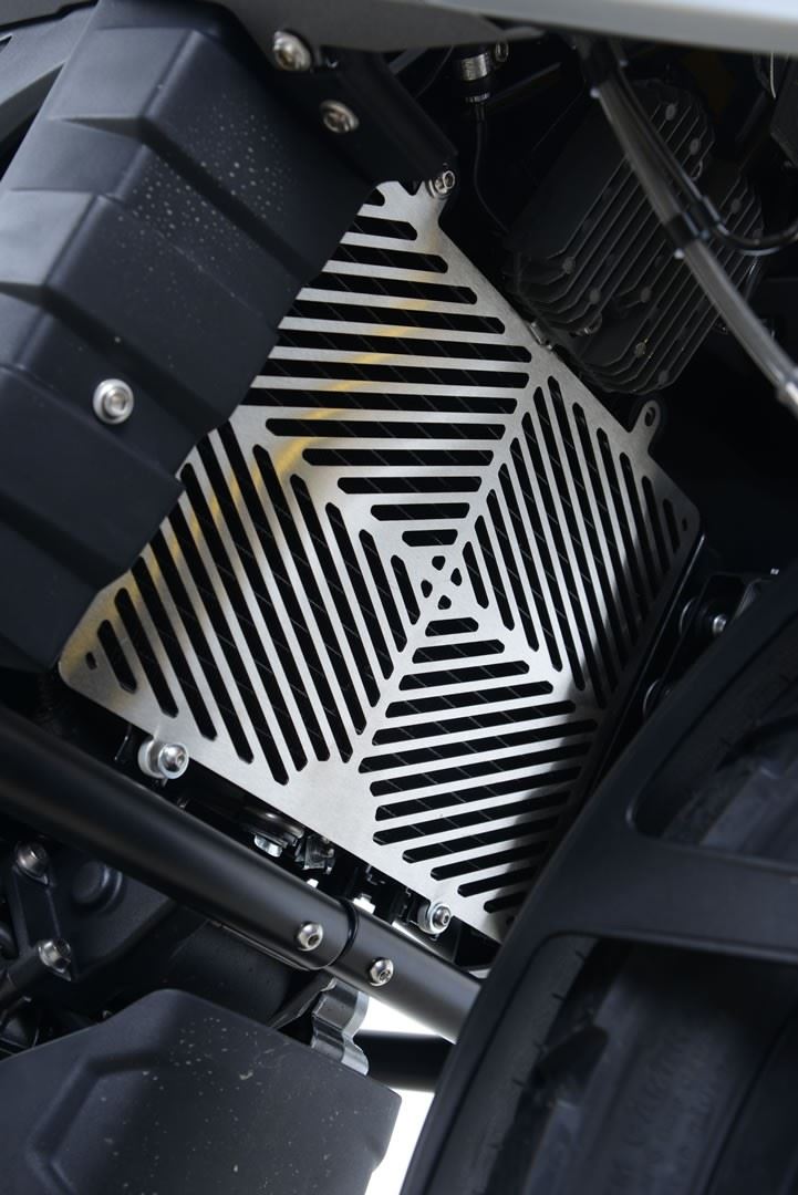 Stainless Steel Radiator Guard for the BMW G310R '17- '23 and G310GS '17- '23 models
