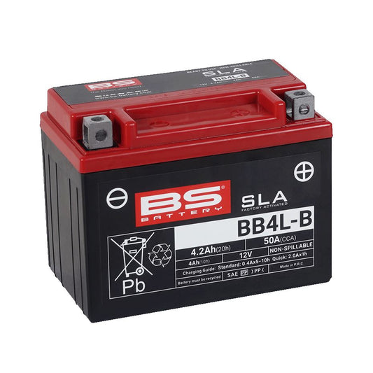 BS BB4L-B SLA (WC) Factory Activated Battery
