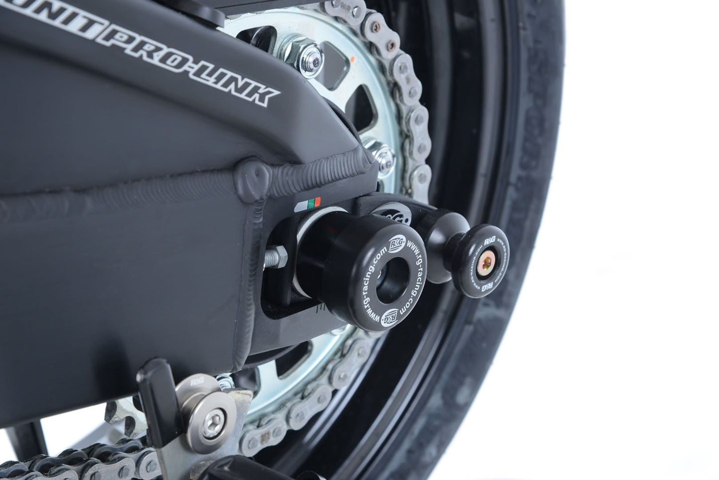 Swingarm Protectors for the Honda CBR1000RR '17-, SP '17-, SP2 '17-, CBR1000RR-R Fireblade & Fireblade SP '20-