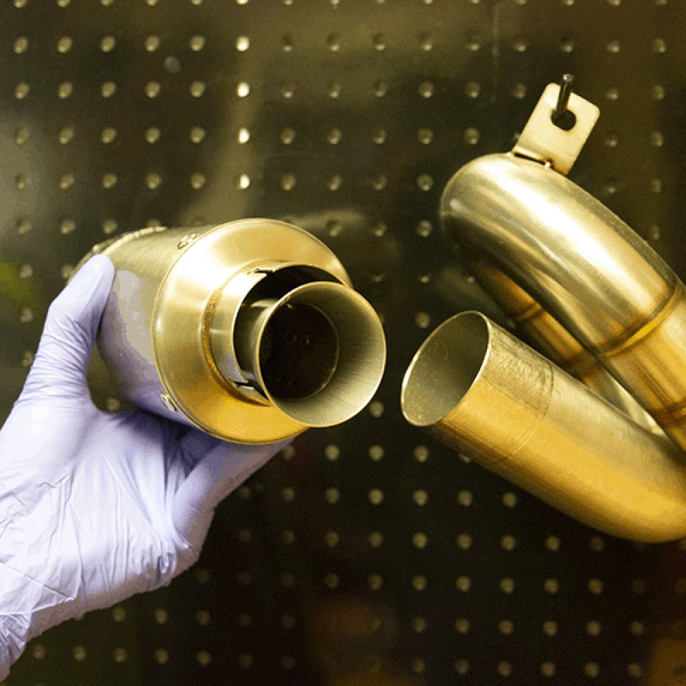 Fitment Universal 51mm Exhaust Baffle 4