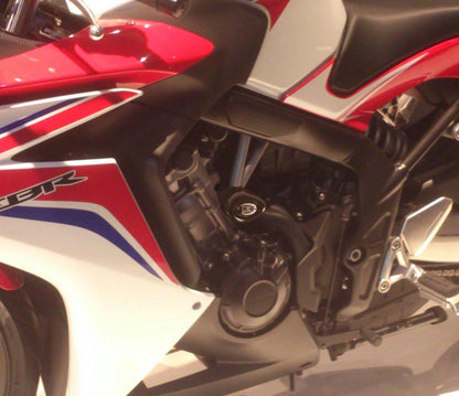 Crash Protectors - Aero Style for Honda CBR650F  '14-, Honda CB650F '14-'18 & CBR650R '19- [Non Drill] (Does not fit E-Clutch models)