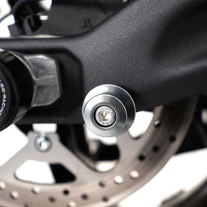 R&G Elevation Paddock Stand Bobbin - M8 - Suzuki GSX-250R '17- & Zero DSR/X '23- Colour: Titanium