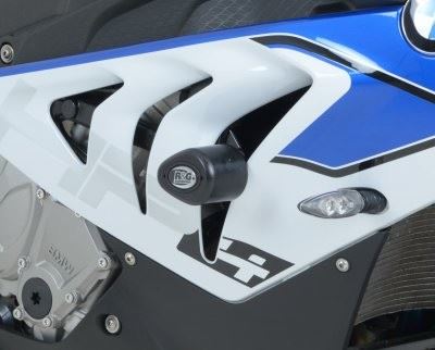 Crash Protectors - Aero Style for BMW S1000RR '12-'14 and HP4 [Non Drill] Colour: Black