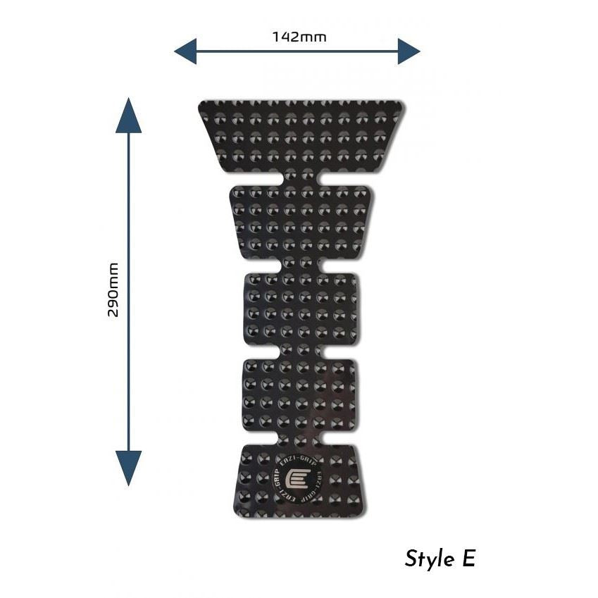 Eazi-Grip EVO Centre Tank Pads  Style : Style E Eazi-Grip Colour: Black