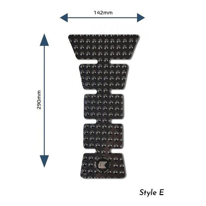 Eazi-Grip EVO Centre Tank Pads  Style : Style E Eazi-Grip Colour: Black