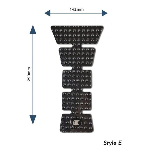 Eazi-Grip EVO Centre Tank Pads  Style : Style E Eazi-Grip Colour: Black