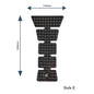 Eazi-Grip EVO Centre Tank Pads  Style : Style E Eazi-Grip Colour: Black