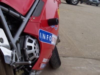 Crash Protectors - Classic Style for Ducati 748 and 996 2002 onwards