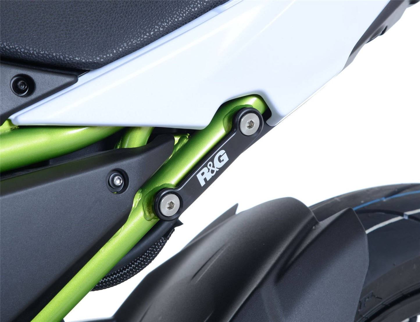 Rear Foot Rest Blanking Plates for Kawasaki Z650 '17- &  Ninja 650 '17- '24