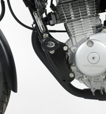 Crash Protectors - Aero Style for Honda CBF125 '09-'16 Colour: Black