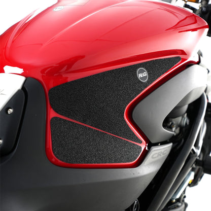 R&G Tank Traction Grips for MV Agusta Brutale 1000RR '20-, Brutale 1000RS '24- Colour: Black