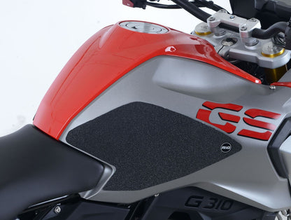 R&G Tank Traction Grips for BMW G310GS '17- Colour: Clear