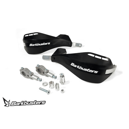 BarkBusters EGO Mini Handguard – Two Point Mount (Straight 22mm) Select Colour: Black / White Logo