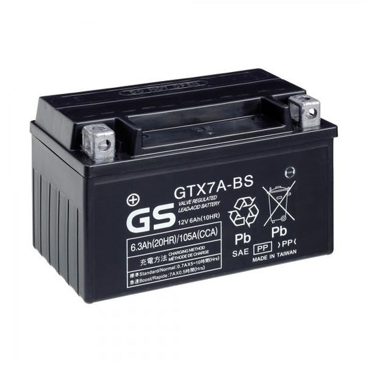 GS GTX7A-BS (CP) 12V Pre Filled MF VRLA Battery