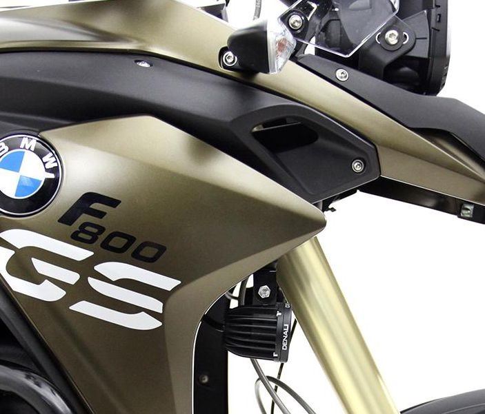 Denali Auxiliary Light Mounting Brackets for BMW F800GS & F800GS ADV '13-