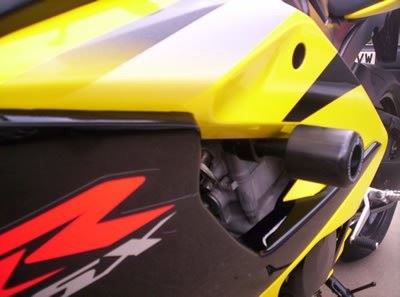 Crash Protectors - Classic Style for Suzuki GSXR1000 K5-K6 Colour: White