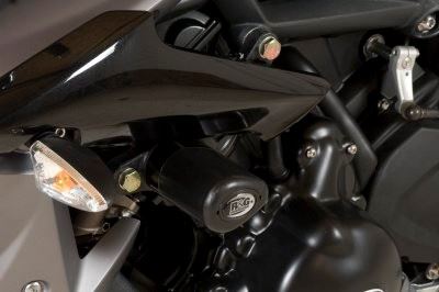 Crash Protectors - Aero Style for Triumph Street Triple '13-'16 Colour: White