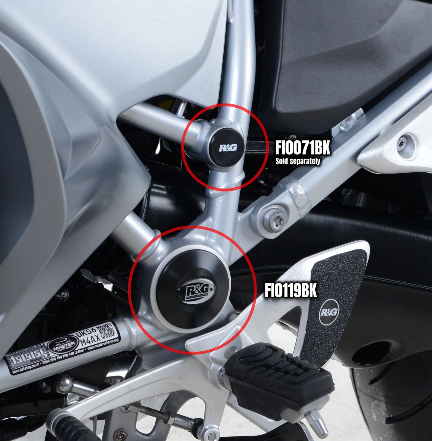 Frame Plug (LHS or RHS) for BMW R1200RT '14-, R1200RS '15-, R1200R '15-, R1250RT '19-