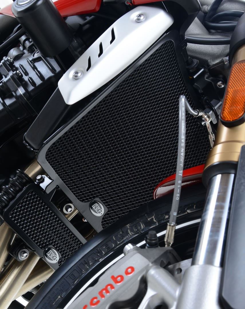 Radiator Guards for Triumph Speed Triple S/R '16- & Speed Triple RS '18-'20 Colour: Titanium